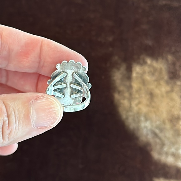 Vintage Sterling Turquoise GORGEOUS ring🤩🔥🔥🔥 - Picture 5 of 10